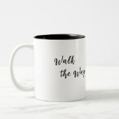 2 Couleurs Tasse Marche à pied (Gauche)