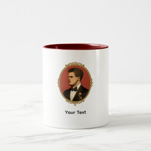 2 Couleurs Tasse - Marié (Centre)