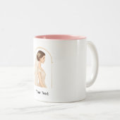 2 Couleurs Tasse - Mariée (Devant droit)