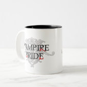 2 Couleurs Tasse Mariée Vampire (Devant gauche)