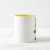 2 Couleurs Tasse masculine blonde d'infirmière à customiser (Centre)