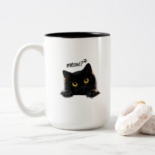 2 Couleurs Tasse Matin Miaou
