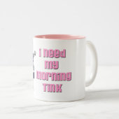 2 Couleurs Tasse - matin Tink (Devant droit)