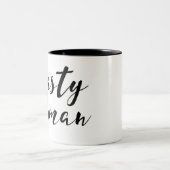 2 Couleurs Tasse méchante de femme (Centre)