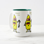 2 Couleurs Tasse méchante de maïs (Devant gauche)