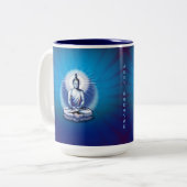 2 Couleurs Tasse méditante de Bouddha (Devant gauche)