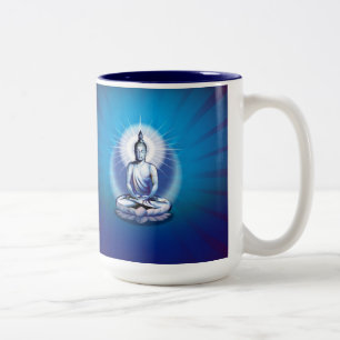 2 Couleurs Tasse méditante de Bouddha