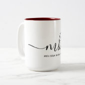 2 Couleurs Tasse Melissa Hamilton (Devant gauche)