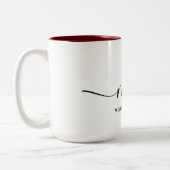 2 Couleurs Tasse Melissa Hamilton (Gauche)