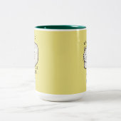 2 Couleurs Tasse Mème Chat Mignon Mode Pain Activé (Centre)