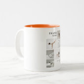 2 Couleurs Tasse Merci pour l'amour (Devant gauche)