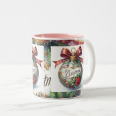 2 Couleurs Tasse Merry Christmas (Devant droit)