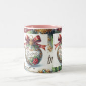 2 Couleurs Tasse Merry Christmas (Centre)