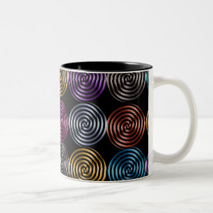 2 Couleurs Tasse métallique de remous