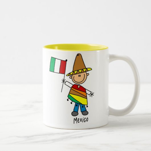 2 Couleurs Tasse Mexique (Droit)