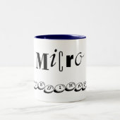 2 Couleurs Tasse micro de coordonnateur (Centre)