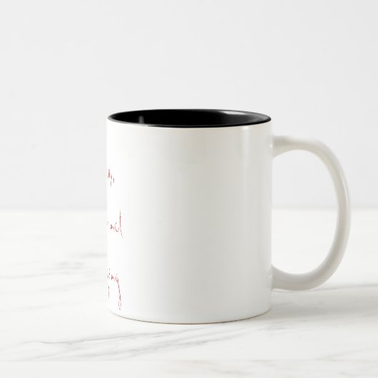 2 Couleurs tasse mignonne (Droit)