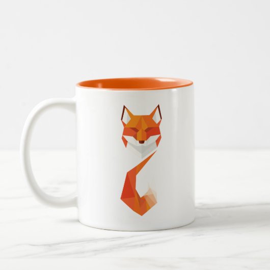 2 Couleurs Tasse mignonne de Fox (Gauche)