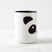 2 Couleurs Tasse mignonne de panda (Centre)