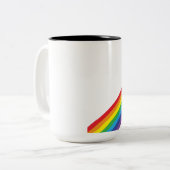 2 Couleurs Tasse mignonne de ton du bébé phoque de Rocket (Devant gauche)