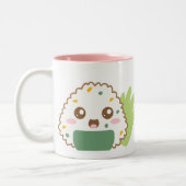 2 Couleurs Tasse mignonne d'Onigiri (Gauche)