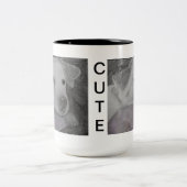 2 Couleurs Tasse mignonne/tasse (Centre)
