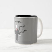 2 Couleurs Tasse mince d'homme (Devant droit)