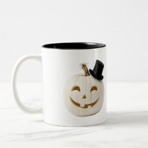2 Couleurs Tasse minimaleiste citrouille chapeau haut de form