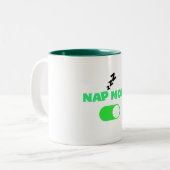 2 Couleurs Tasse 'Mode NAP activé' pour les endormis (Devant gauche)
