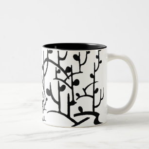 2 Couleurs Tasse moderne de branches