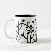 2 Couleurs Tasse moderne de branches (Gauche)