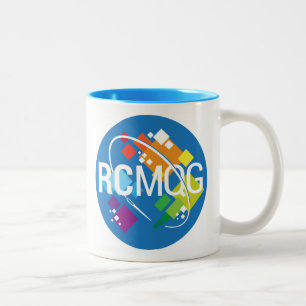 2 Couleurs Tasse moderne de logo de guilde d'édredon de vill