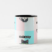 2 Couleurs Tasse molle de minou (Centre)
