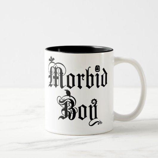 2 Couleurs Tasse morbide de garçon (Droit)