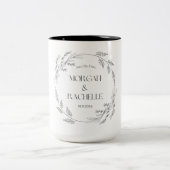 2 Couleurs Tasse Morgan & Rachelle (Centre)