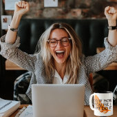 2 Couleurs Tasse Motivante pour Preneur d'Action - "Je le Fai