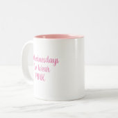 2 Couleurs Tasse moyenne de filles (Devant gauche)