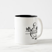 2 Couleurs Tasse Mr. & Mrs. Coffee (Devant droit)