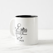 2 Couleurs Tasse Mr. & Mrs. Coffee (Devant gauche)