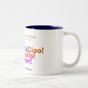 2 Couleurs Tasse multilingue de je-Immersion