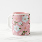 2 Couleurs Tasse Murmure de fleurs (Devant gauche)