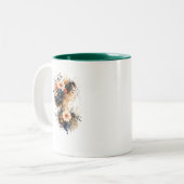 2 Couleurs Tasse Muse Fleur Sauvage (Devant gauche)