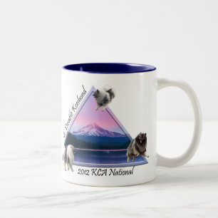 2 Couleurs Tasse nationale de logo de KCA (à deux tons)