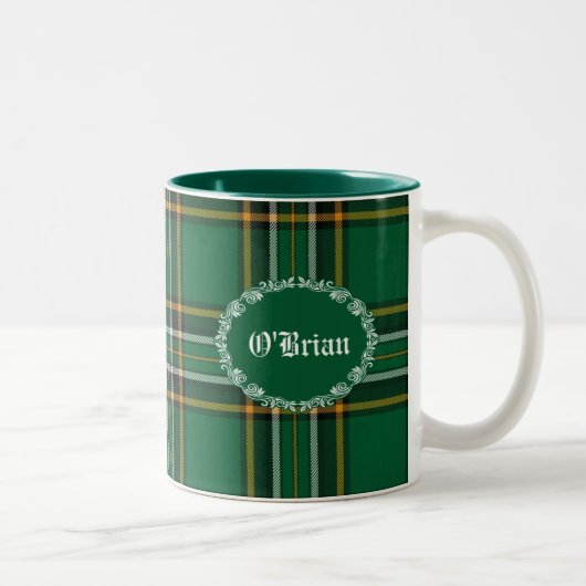 2 Couleurs Tasse nationale irlandaise verte de coutume de (Droit)