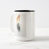 2 Couleurs Tasse Nature Feather Forest (Devant gauche)