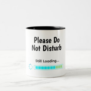 2 Couleurs Tasse 'Ne Pas Déranger S'il Vous Plaît' pour Collè
