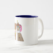 2 Couleurs Tasse | NEWARK, NJ (EWR) (Devant droit)