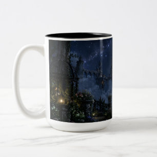 2 Couleurs Tasse noire Château Flottant Savage Apaisant