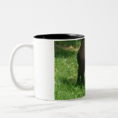 2 Couleurs tasse noire de carlin (Gauche)