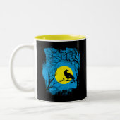 2 Couleurs Tasse noire de corneille (Gauche)